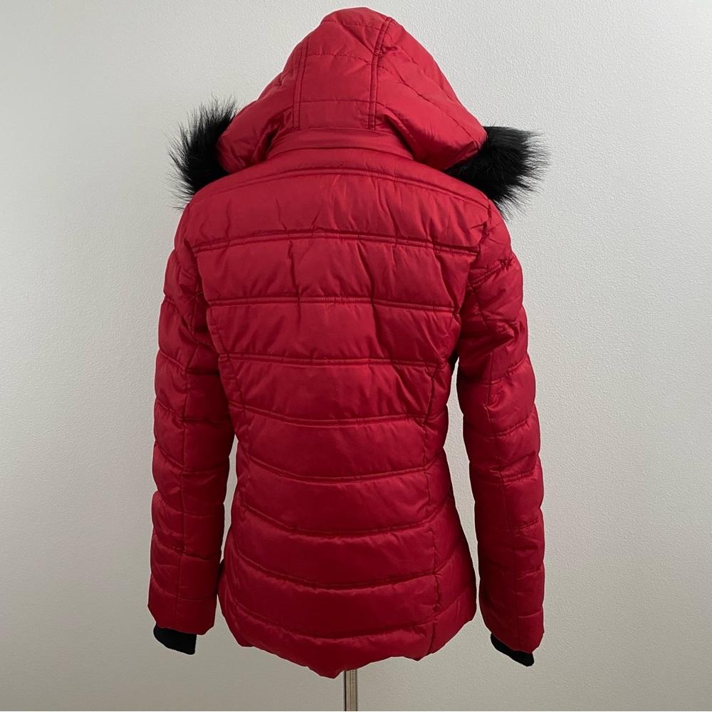Nautica | Water Resistant Red Hooded Jacket - Picture 8 of 17
